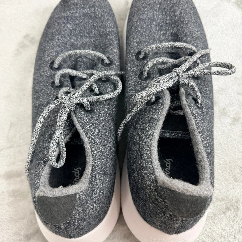 Allbirds‎ Mens Wool Runners Charcoal Grey White Sole Sneakers WR3MNCW140 Size 14